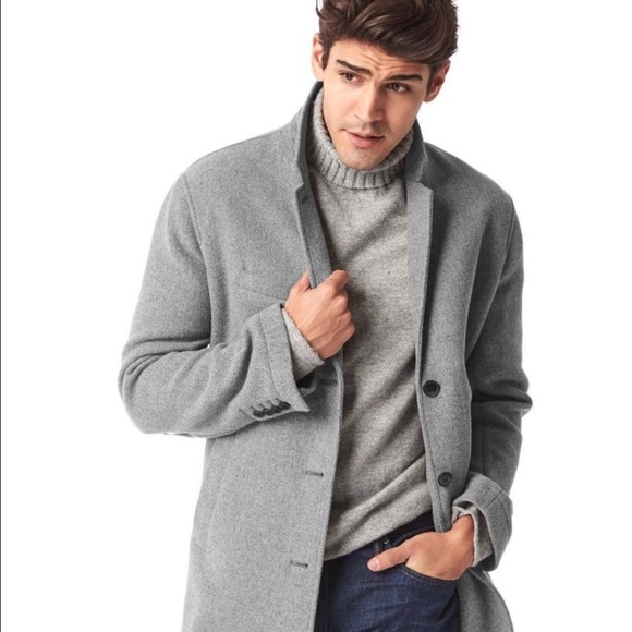 gap wool blend topcoat